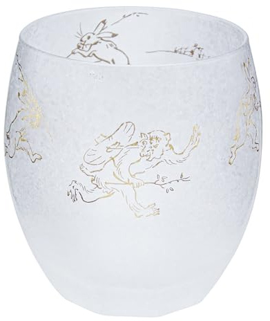 Japonés cerveza cristal 345 ml chōjū-giga animales caricatura por Aderia cristal Japón 6595