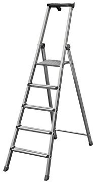 Escabeaux alu Ht de travail 3.60m 8 marches Centaure