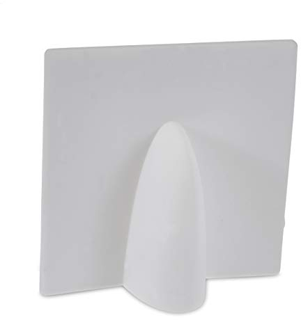 SSL 2-Pack White Roman Nose Cover - White Brick Buster Plate - Cable Wall Entry Tidy - Cover Satellite/Coaxial