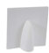 SSL 2-Pack White Roman Nose Cover - White Brick Buster Plate - Cable Wall Entry Tidy - Cover Satellite/Coaxial