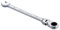 KATUR Llave de Carraca Combinada 9mm, Llave de Carraca con Cabeza Flexible, Diseño Industrial de Doble Uso, Herramienta Profesional Métrica de Acero Cromo Vanadio