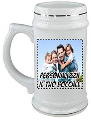 bubbleshirt Boccale da Personalizzato con foto - Personalizza il tuo boccale in ceramica - idea regalo 50 cl