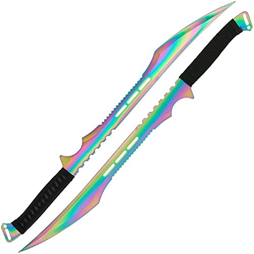 G8DS® Messer Buschmesser Hackmesser Machete Rhino mit Sägezahnung (Modell 5)