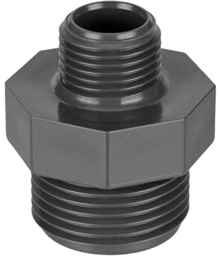 REKUBIK PVC-U Reduziernippel 2X Außengewinde Größe 4 AG x 2 AG
