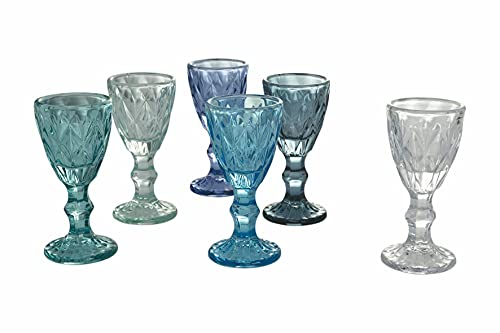 Villa d'Este Home Tivoli Prisma Ocean 6er Set Likörgläser 45ml