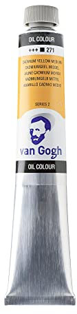 Van Gogh Ölfarbe - Kadmiumgelb mittel 271-60 ml Tube - Hohe Pigmentierung - Butterige Textur - Lichtecht PY35 - Artist Grade Opaque Serie 2
