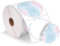 Phomemo 2'' Wellige thermische Etiketten, selbstklebende Blumen Aufkleber für Dankeskarte, Logo, Name, Preis, Adresse, QR Code, 500, blau-rosa Farbverlauf, Blau Rosa Gradient