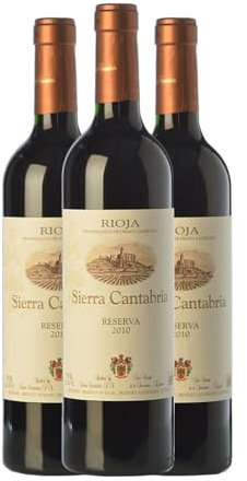 Sierra Cantabria Rioja Reserva 75 cl Vino tinto (Caja de 3 Botellas de 75 cl)