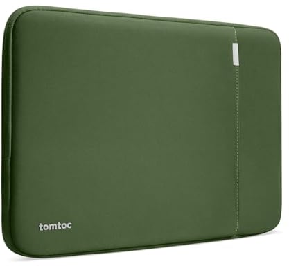 tomtoc 360° Protective Laptop Sleeve for 16-inch MacBook Pro M4/M3/M2/M1 Pro/Max A3403 A3186 A2991 A2780 A2485 A2141 2024-2019, Dell XPS 16 Laptop, Water-Resistant MacBook Case with Accessory Pocket