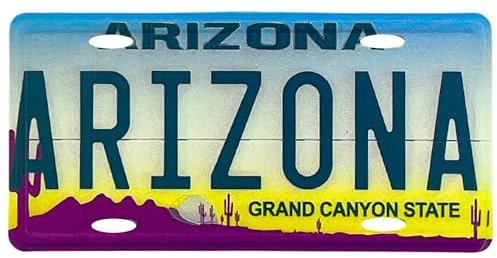 Miniatur magnetisches Arizona-Kennzeichen-Replika, State Pride Kühlschrank und Bürodekoration, Sammlerstück-Souvenir, 4,4 x 8,9 cm