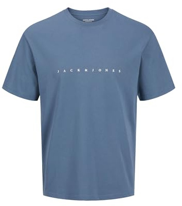 JACK & JONES Men's Jjestar Jj Tee SS Noos T-Shirt, Blue, XL