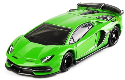WANGXLGD Automodell Kompatibel mit Lamborghini Aventador SVJ Sportwagen Modell im Maßstab 1:68, Legierungsguss-Modellsammlung, Ornamente