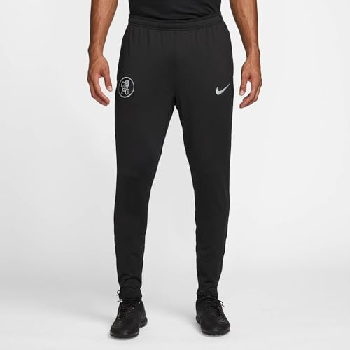 NIKE Fc Chelsea Strike Third Dri-Fit Total 90 Fußballhose Aus Strickmaterial Für Herren, Black/Field Silver/Field Silver, HM3382-010, XL