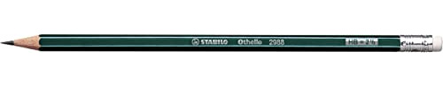 STABILO - Bleistift mit Radierer - Othello - Einzelstift - Härtegrad HB