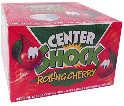 Center Shock Rolling Cherry, 400g, 100 Stück