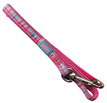 Other Pup & Co Nylon Puppy Set Tartan Pink 10mm X20-30cm (120cm)