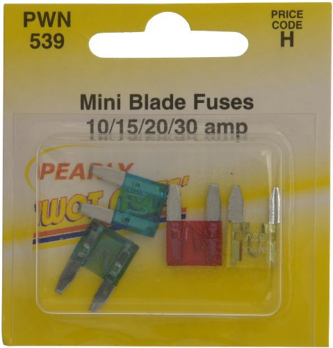 Pearl PWN5+D3294:D332339 Assorted Mini Fuses 10/ 15/ 20 and 30 A