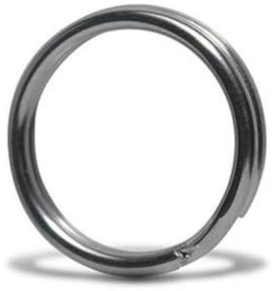 VMC 3560 Stainless Split Ring - Sprengringe, Größe/Tragkraft/Packungsinhalt:Gr. 7 / 18kg / 9 Stück