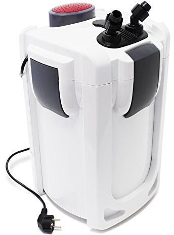 SunSun HW-702A Filtre extérieur pour Aquarium, débit 1000 l/h, avec 3 Étapes de Filtration, Matériaux et Pompe 24 W, Filtre Externe