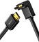 UGREEN Câble HDMI 4K 60Hz Coudé 90 Degrés Cordon HDMI Ultra HD High Speed 18Gbps par Ethernet Supporte HDR 3D Arc Compatible avec PS4 PS3 Xbox One NVIDIA Shield TV 4K UHD Écran (2M)