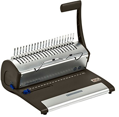 ProfiOffice Bindegerät Spiralbindung, DIN A4 Bindstream M12+ Bindemaschine, Bindeleistung bis 400 Blatt, Stanzleistung 12 Blatt (79018)
