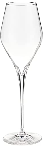 Schott Zwiesel Tritan - Calice da champagne in cristallo Finesse, con punte effervescenza (set da 6), 283,5 g, trasparente