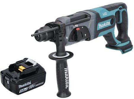 Makita DHR 241 T1 Akku Bohrhammer 18 V 2,0 J SDS plus + 1x Akku 5,0 Ah - ohne Ladegerät