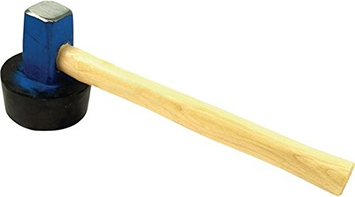 Plattenlegehammer 1.500 g, mit Stiel, rund