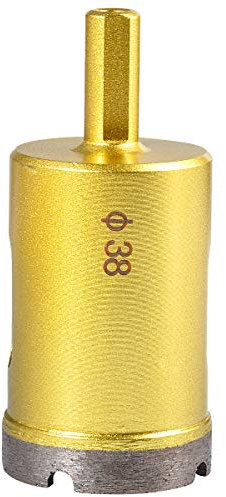 KATUR 38mm Dia Diamond Hole Saw Diamond Core Drill Bit, Masonry Hole Saw Porcelain Tile Hole Cutter for Marble, Glass, Slate, Ceramic, Granite, Quartz Gemstone