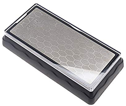 YINETTECH Double Sided Diamond Whetstone, Sharpening Plate for Kitchen Wooding Tool Honing Polishing - 400 and 1000 Grit