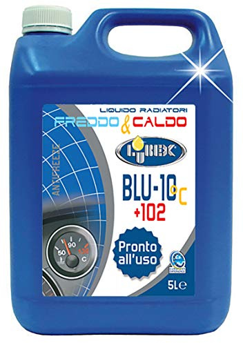 LUBEX Liquido radiatori Pronto all'Uso, Colore Blu -10° LT.5