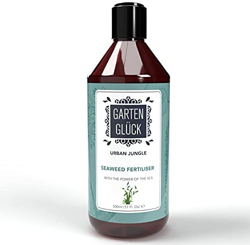 Garten Glück® Liquid Seaweed Fertiliser - 500ml - Seaweed Plant Food, Fertilizer for Plants - Made in DE