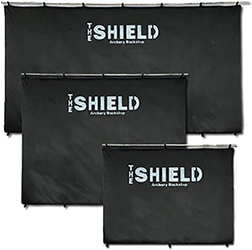BUP Sports The Shield Archery Target Backstop 4' high x 6' Wide All Black no Logo