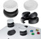 PlayRealm Set di 2 custodie per controller Xbox Series X/S e Xbox One S/X (Turbo bianco)