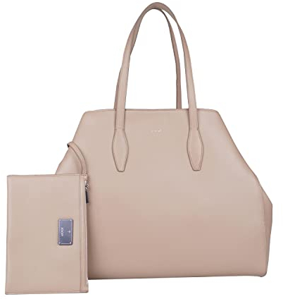 Joop! Leder Schultertasche Sofisticato 1.0 Anela Shopper Beige