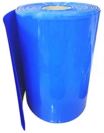 NEZIH 18650 Lithium Battery Rc Outer Skin Packaging Repair Protection, PVC Heat Shrinkable Film Casing Insulation Shrink Tube/1M/320Mm Width