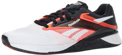 Reebok Unisex Nano X4 Sneaker,Black Ftwwht Orgfla,44 EU