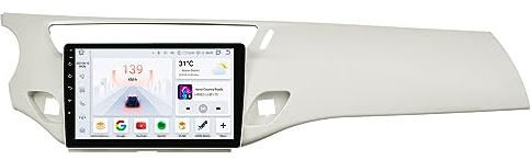 Android 13 auto radio per Citroen C3 DS3 2010-2016 8-core 4G+32G Navi GPS con carpone wireless CarPlay Android Auto Bluetooth DAB WiFi 4G Link Herbin (Bianco)