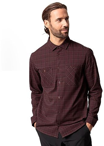 VAUDE Hemd Marke Modell Me Jerpen LS Shirt IV, Dark Oak, XXL