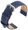 Cobee Leder Uhrenarmbänder, Weiches Kalbsleder Uhrenarmband, Schnellverschluss Leder-Ersatzarmband für Männer und Frauen Universal-Uhren Armband Edelstahl Verschluss Schnalle (Dunkelblau, 20mm)