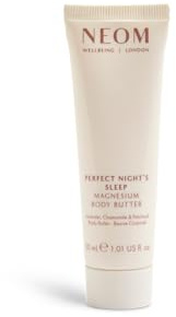 NEOM- Perfect Night's Sleep Magnesium Body Butter, 30ml | Lavender, Jasmine & Basil