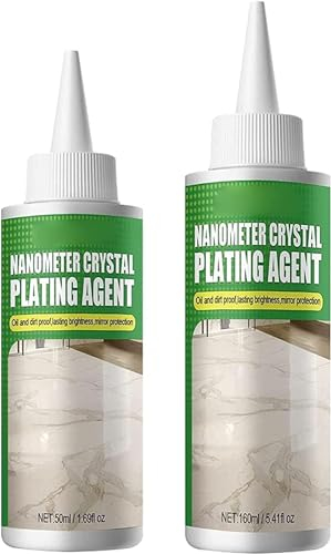Nano Crystal Beschichtungsmittel für Fliesen & Möbel, Marmor Nano Kristall Beschichtungsmittel, Universal Steinreiniger (50ml+160ml)