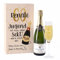 Herz & Heim® Champagner Geschenkset -Jugend ist aus, aber Sekt wäre noch da- mit graviertem Sektglas, edler Holzgeschenkbox und einer Flasche Champagner