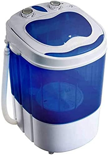 Mini machine à laver avec essorage, lave-linge portable, machine à laver de camping, étui à chargement par le haut avec essoreuse jusqu'à 3 kg