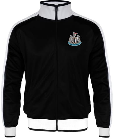 Newcastle United Mens Jacket Track Top Retro OFFICIAL Football Gift