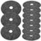 Levemolo 20 Stück Blumentopf Grasdichtes Tuch Gartenbarriere Anti Gras Stoff Barriere Mulchring Baumschutz Wiederverwendbar Wurzelbarriere Stoff Grasmatte Barriere Baumbasis