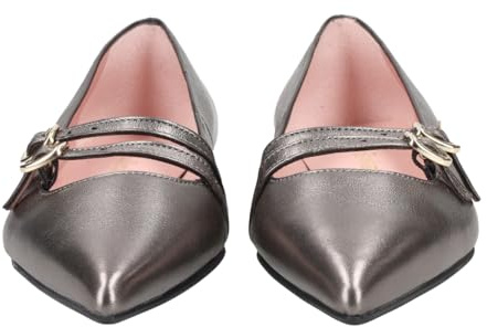 PrettyBallerinas Ballerina 51518, Glattleder, Grau, Damen EU 37