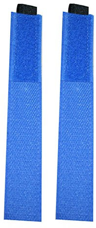 Klettband Kabelklett Klettverschluss 180 x 25 mm blau 2 Stück (2007)