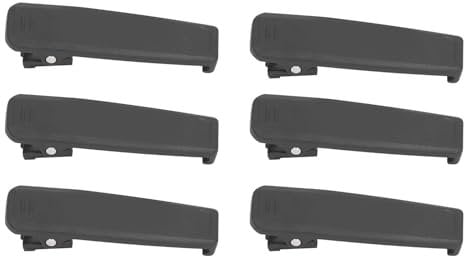 6PCS Belt Clip Set for IC‑V10MR IC‑F1000D, Radio Belt Clip Two Way Radio Clip Replacement Convenient Hold Compatible with Icom IC‑F1000 IC‑F2000
