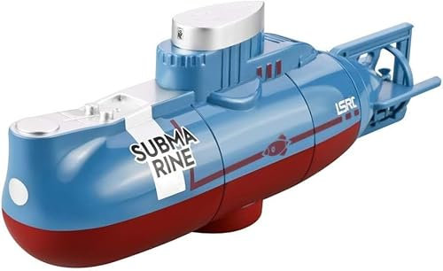 OBEST Remote Control Mini Submarine Toy, 6m/Min RC Underwater Boat, 360° Rotatable High Speed Submarine Model, Electric Water Toys Marine Boat Kids Gift 8+
